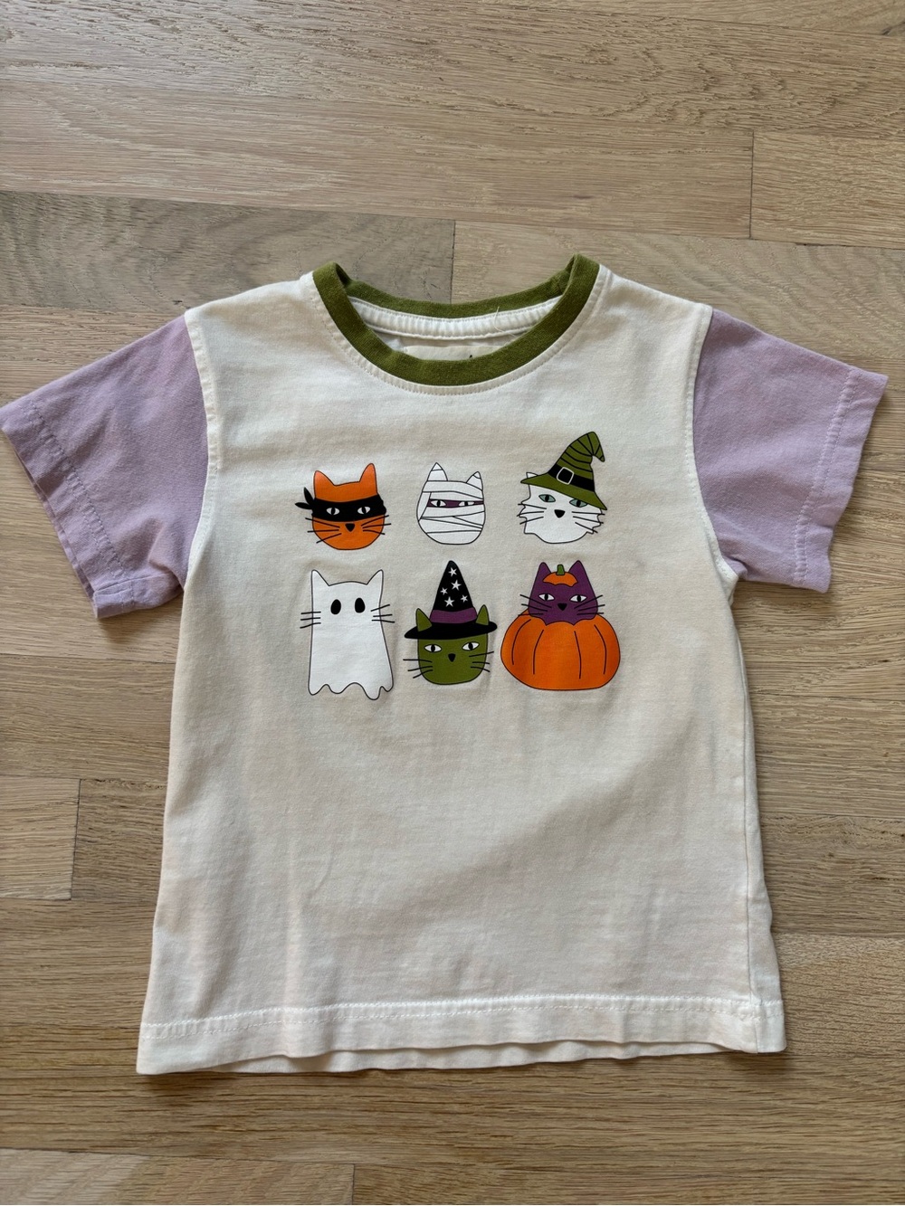 Nora Madison Kids Halloween Cat Graphic T-Shirt